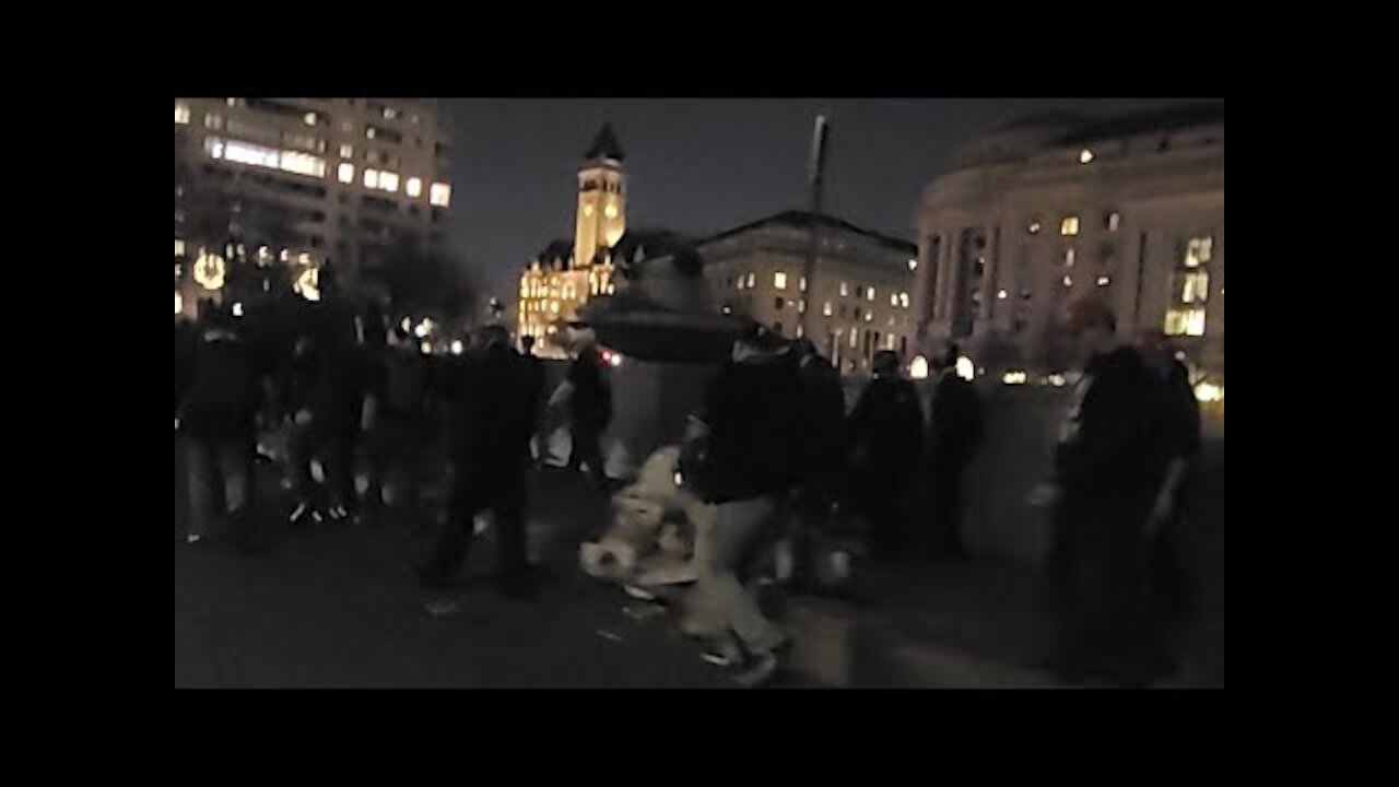 DC At Night With The Proud Boys