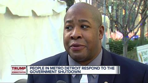 People in Metro Detroit respond to the government shutdown
