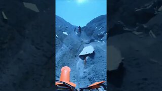 Garbage Hill #dirtbike #garbage #motocross #insta360 #dump #shorts