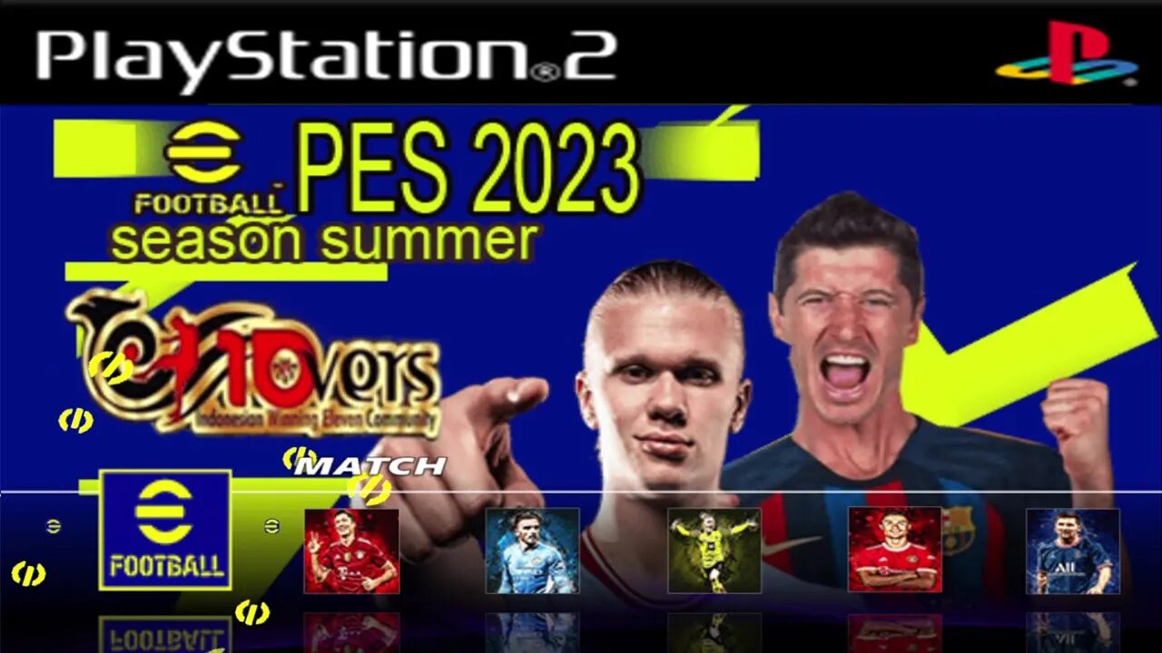 PES 2023 (PS2) EFOOTBALL ATUALIZADO NOVEMBRO DOWNLOAD ISO GRÁTIS