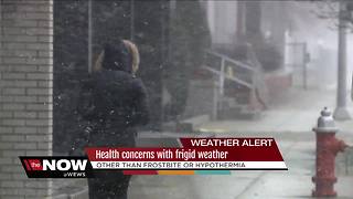 Health concerns with freezing weather