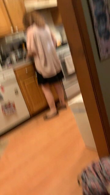 Scare prank with slo mo