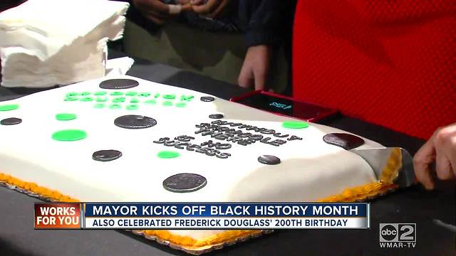 Mayor Catherine Pugh kicks off black history month