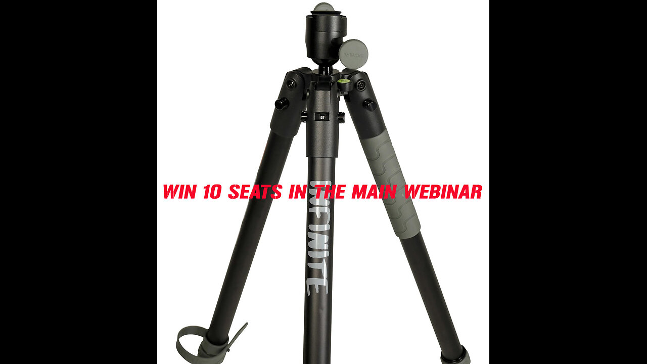 BOG Infinite Aluminum Tripod MINI #1 FOR 10 SEATS IN THE MAIN WEBINAR