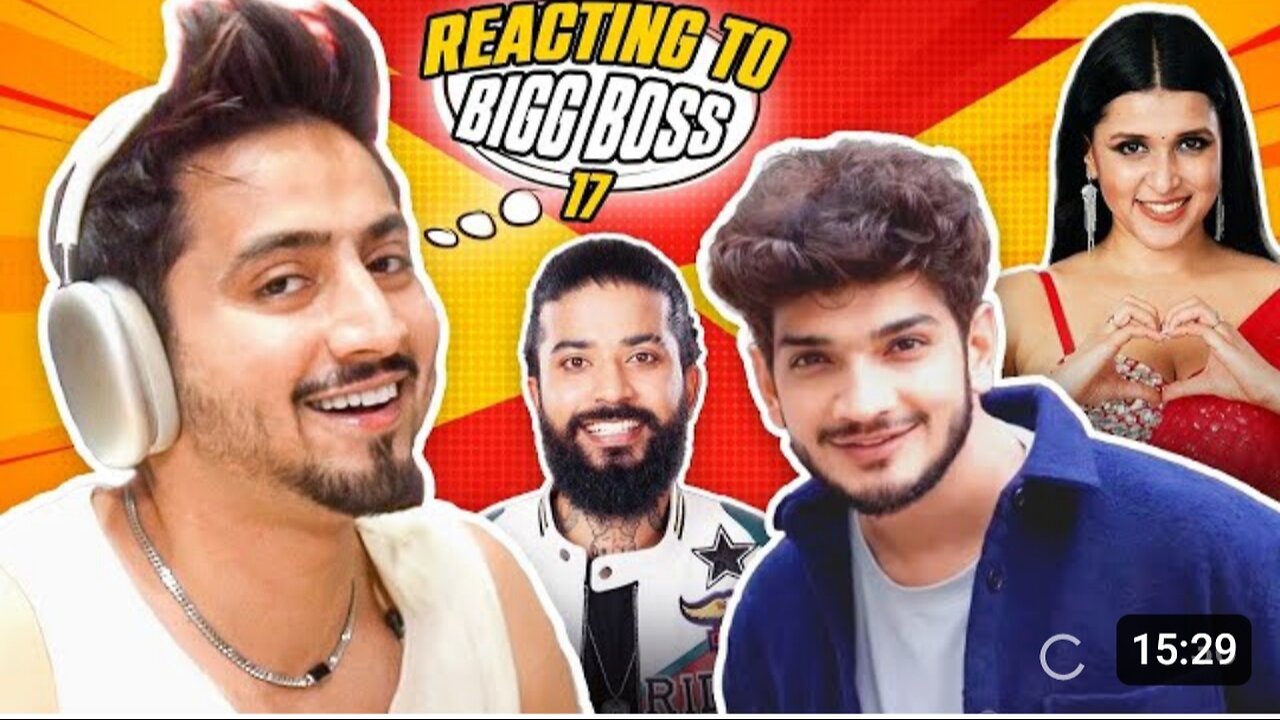 Reaction to big boss 17 contestants Munawar faruqui , uk07 rider | Mr.faisu