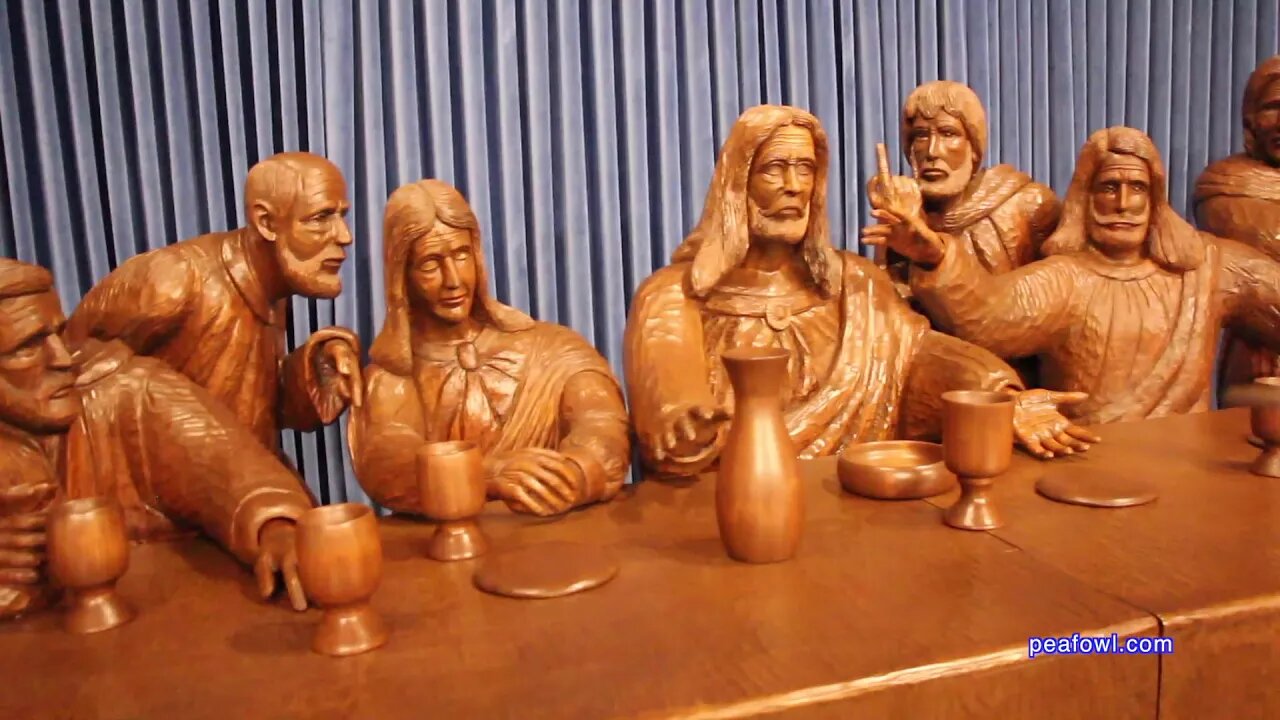 Last Supper, Sioux City Ia. Travel USA, Mr. Peacock & Friends, Hidden Treasures