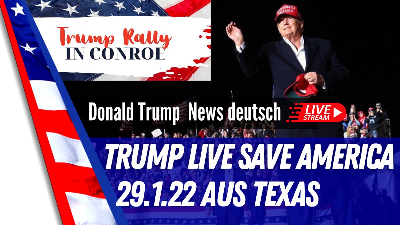 Donald Trump Live aus Conroe Texas