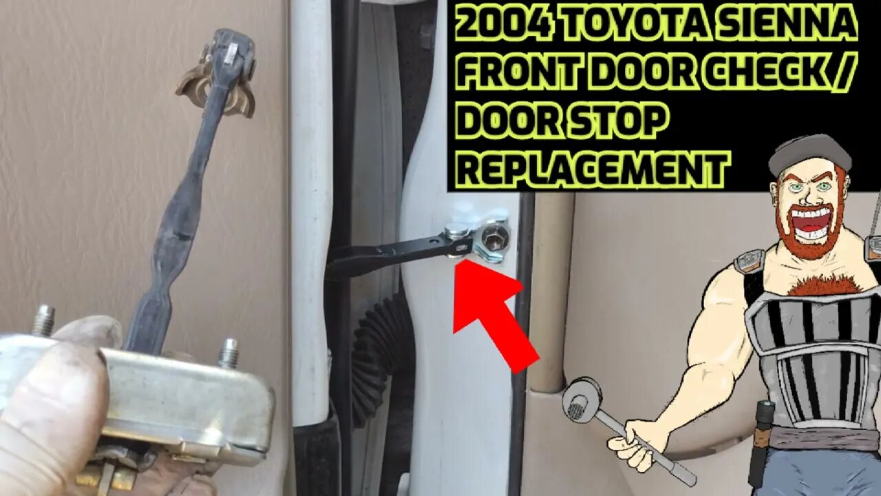 2004-2010 TOYOTA SIENNA FRONT DOOR CHECK / DOOR STOP REPLACEMENT TUTORIAL