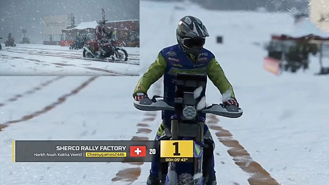 SAKAKA Stage 01 | Bike Rally In Snow | TABUK MAP | Dakar Desert Rally