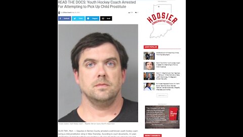 Local Hockey Coach Arrested For Child Prostitution