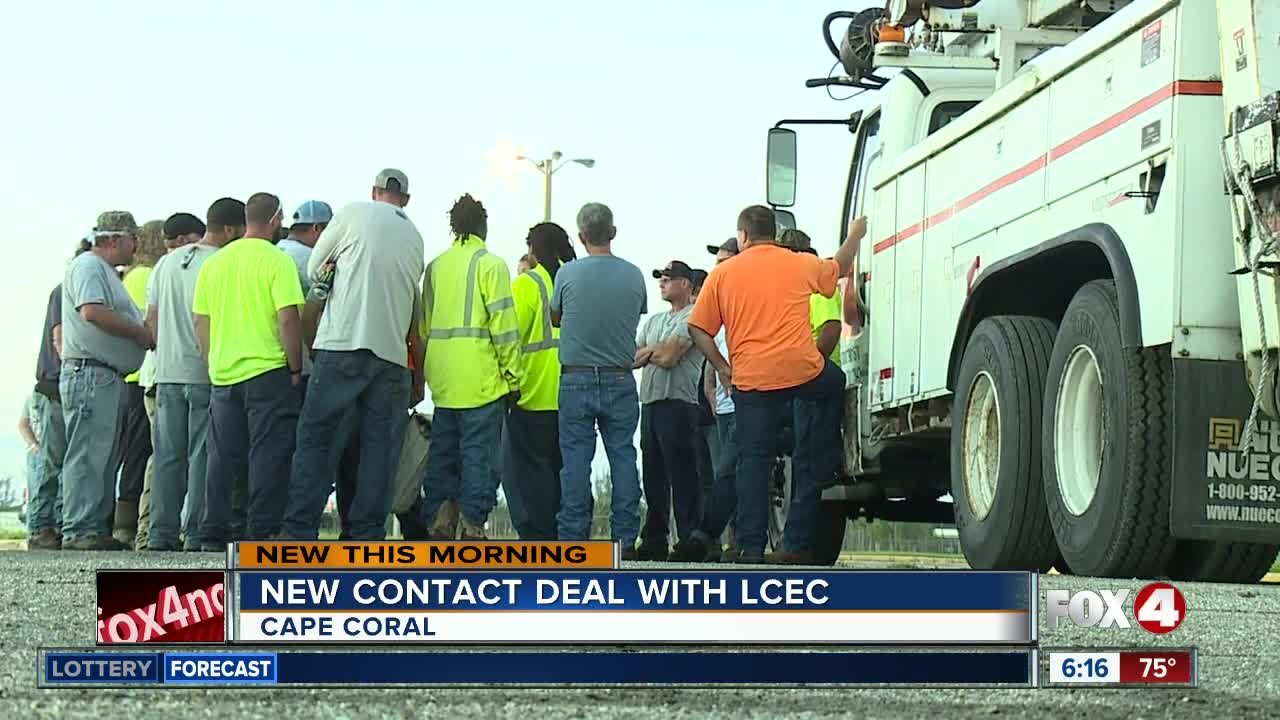 Contract between LCEC and Cape Coral approved
