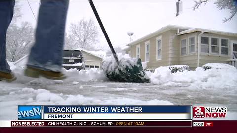 Fremont residents work, play in the snow