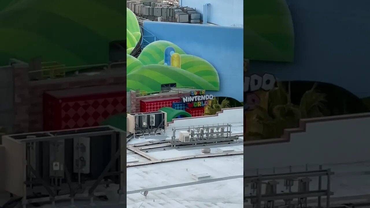 Figures Moving At Super Nintendo World At Universal Studios Hollywood! #shorts