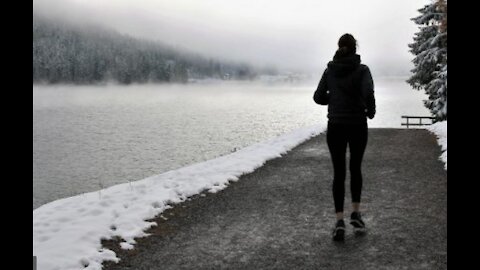 Running in the morning is life