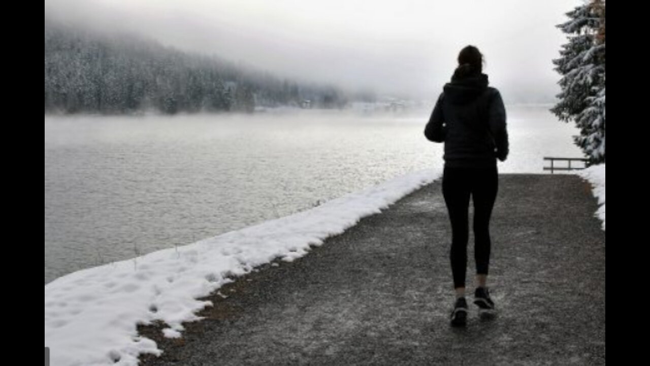 Running in the morning is life