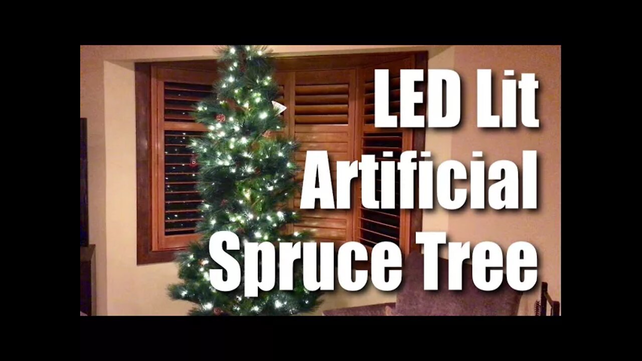 Artificial Christmas Tree with Built-In LED Lights Review