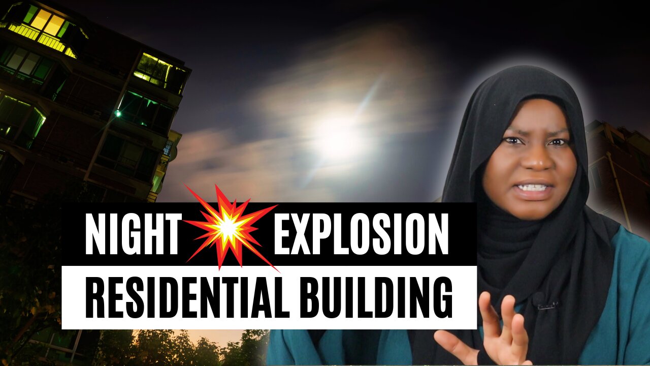 THERE WILL BE BIG EXPLOSION IN BELGIUM RESIDENTIAL BUILDING AT NIGHT