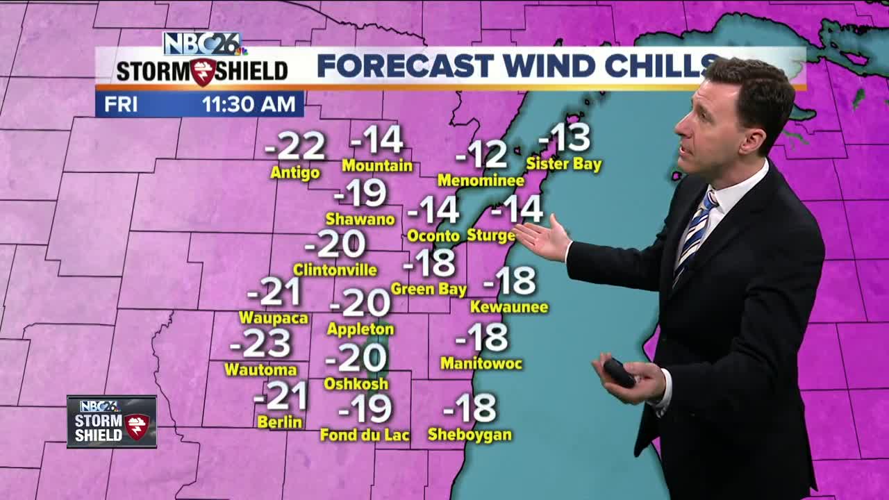 Michael Fish's NBC26 Storm Shield weather forecast