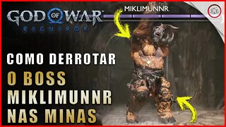 God of war Ragnarok, Como derrotar o Boss Miklimunnr | Super dica