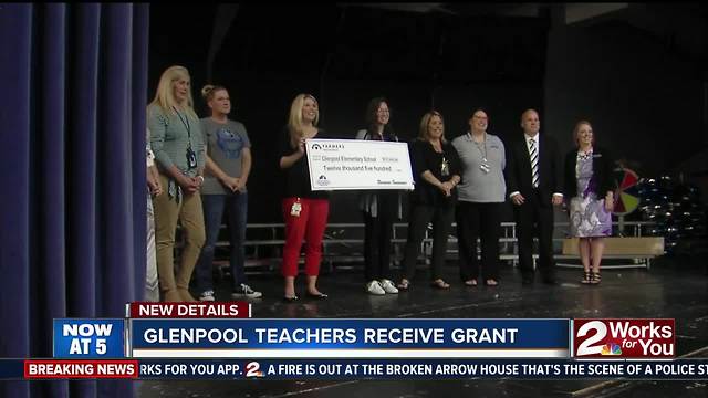 Glenpool teachers receive grant