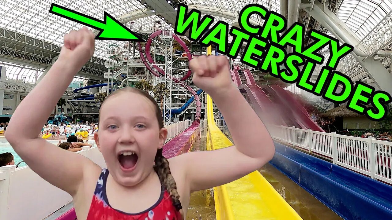 Taking on the crazy #waterslides at World Waterpark in #westedmontonmall #wem