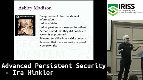 Advanced Persistent Security Ira Winkler