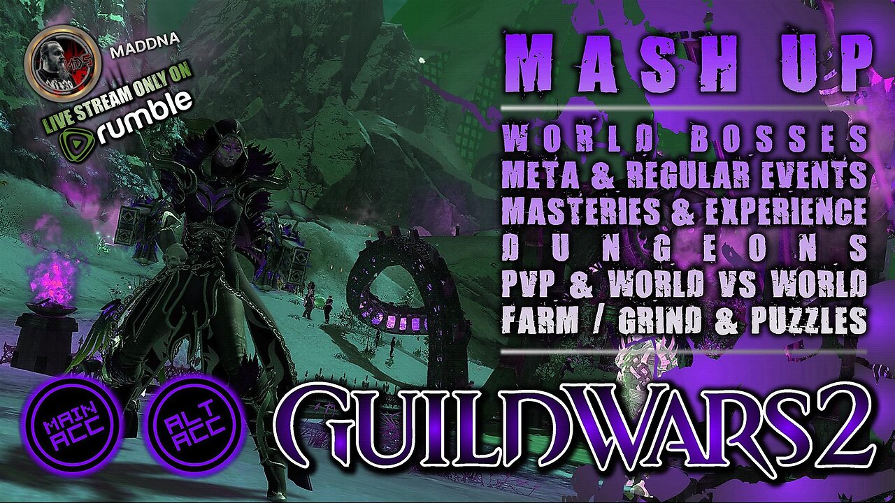 GUILD WARS 2 009 MAIN / ALT ACC MASH UP