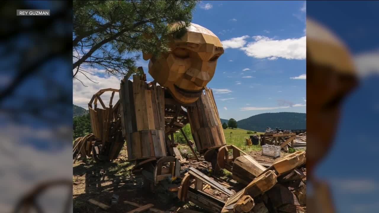 The Teller County troll is almost complete! Meet 'Rita the Rock Planter'