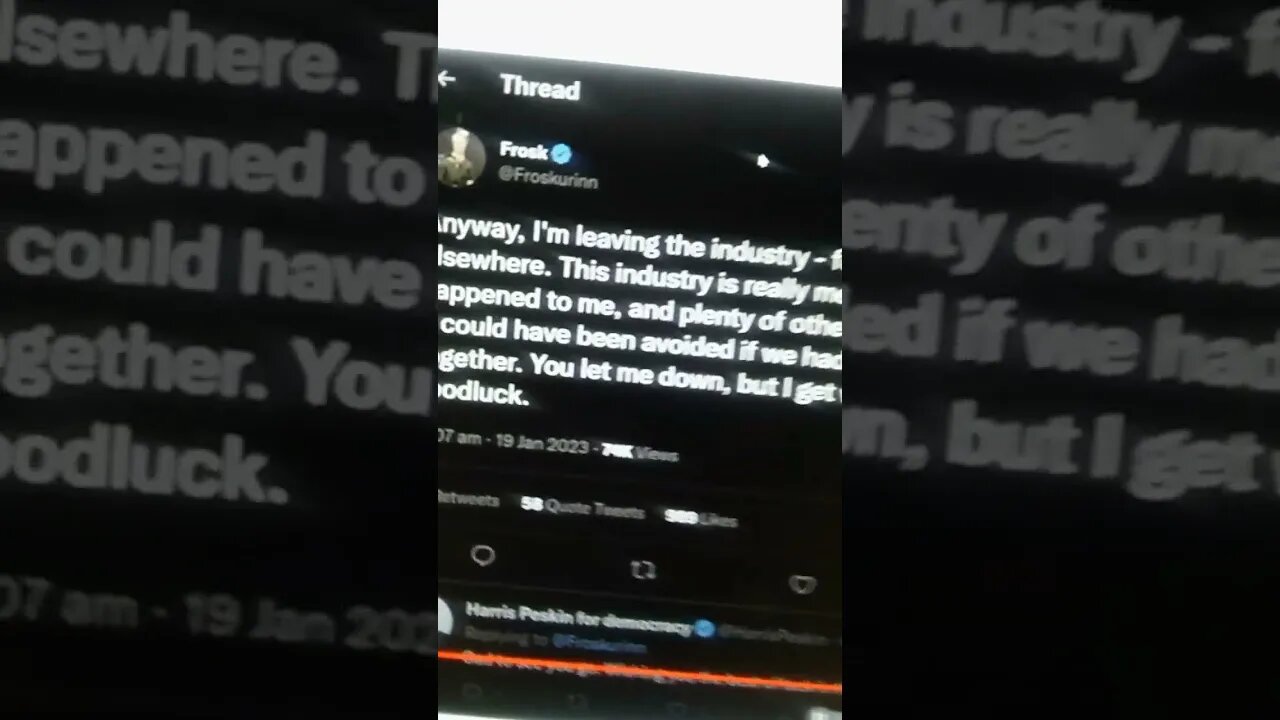 FROSK Announces She's Leaving The Gaming Industry