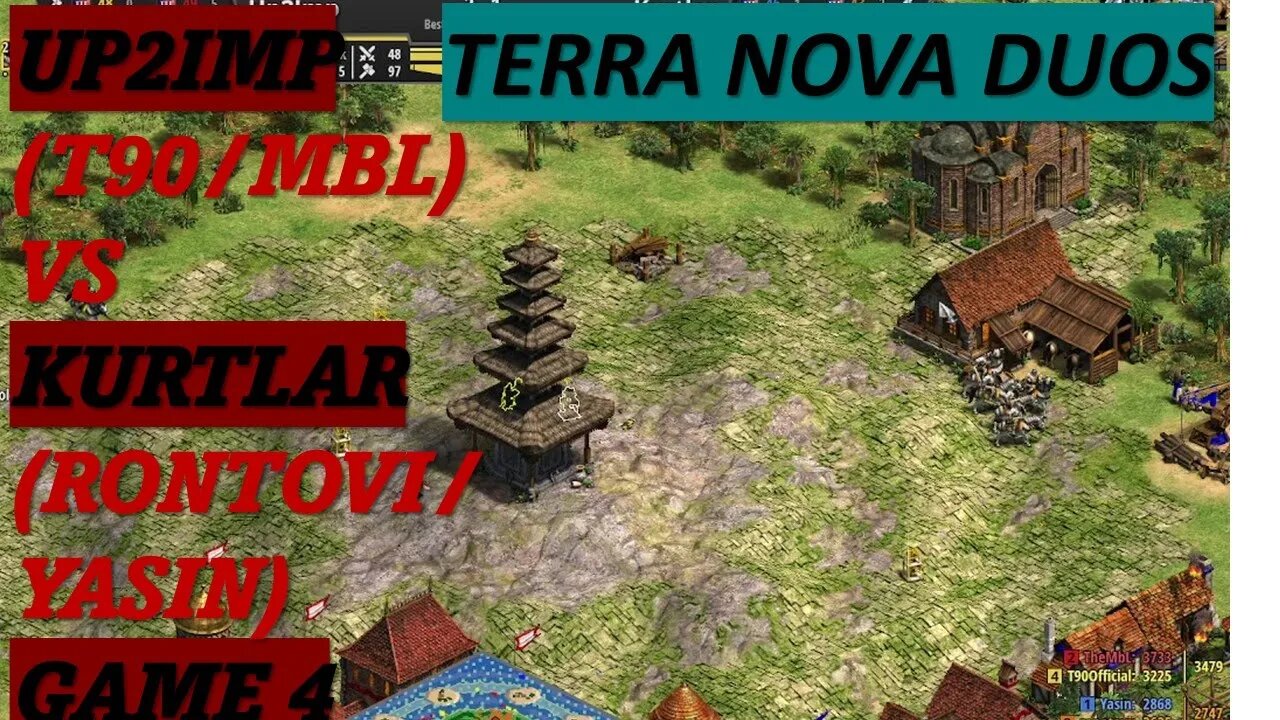 Up2Imp (T90/MBL) vs Kurtular (Yasin/ronotovi) Game 4 Terra Nova Duos