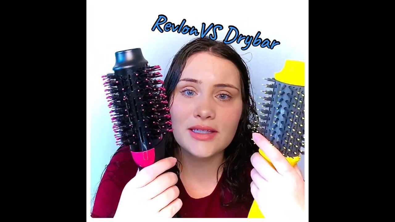 Revlon VS Drybar one step styling!