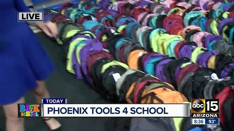 Backpack donations for students in need