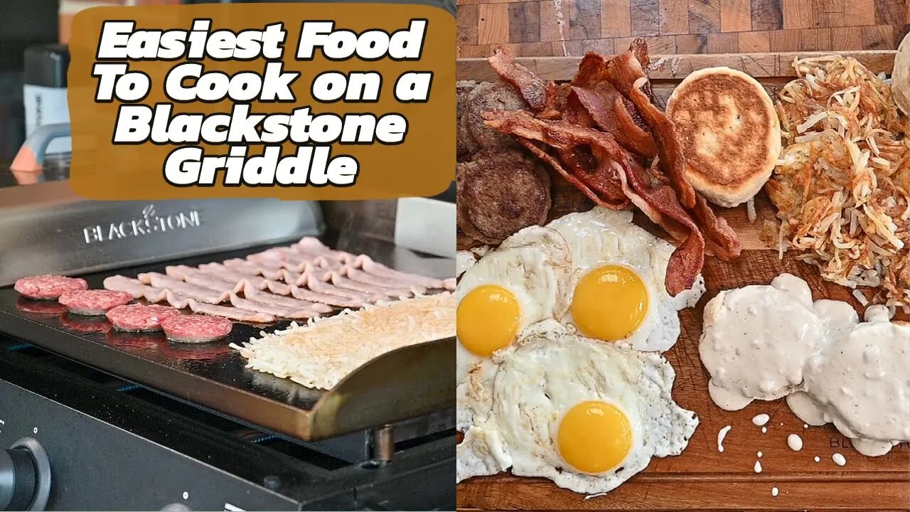 Breakfast Made Easy: Cooking Bacon, Eggs, Sausage, Biscuits, and Gravy on a Blackstone Griddle!