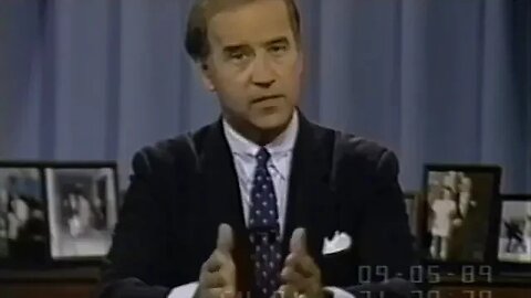 1989: Senator Joe Biden Says “We Have To Hold Every Drug User Accountable”