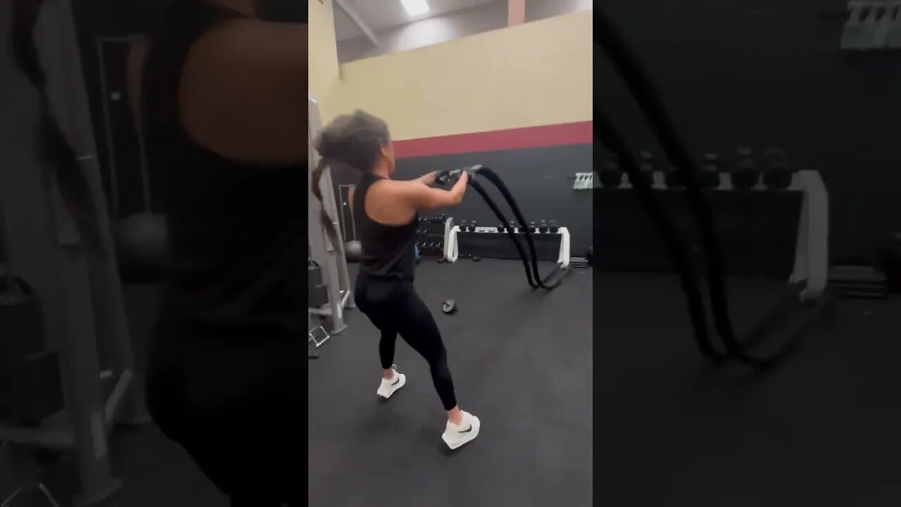 Friday 120 pd Rope Gym Workout #2023 #gym #fitness #gymmotivation #loisbeautyluxe #over40fitness