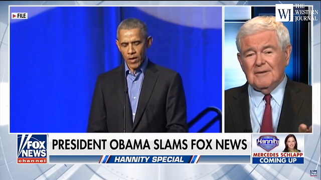 After Obama Says Fox News Viewers 'Live On A Different Planet' Newt Calls Him Out For 'Fantasy'