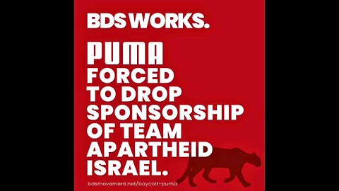 PUMA will end its sponsorship of the Israel Football Association (IFA). KEEP BOYCOTTING 🛑 #gaza