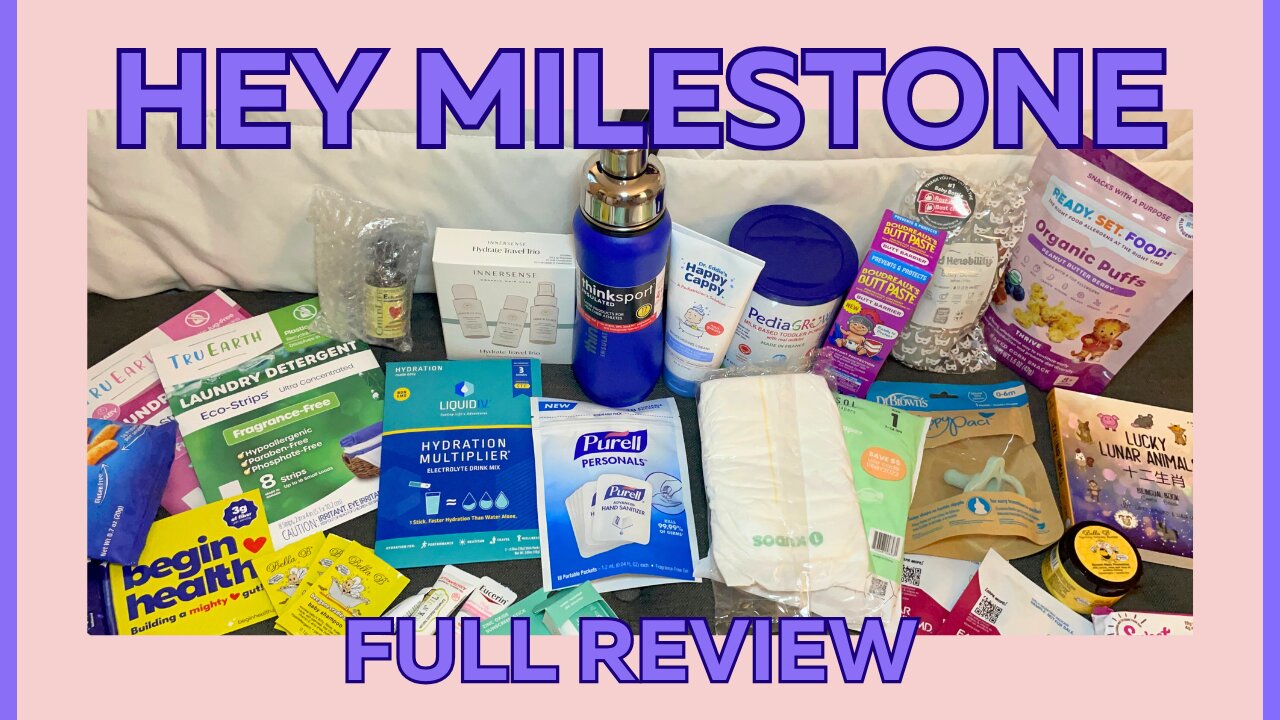 Hey Milestone sample box for mom and kids full review | worth it or not?