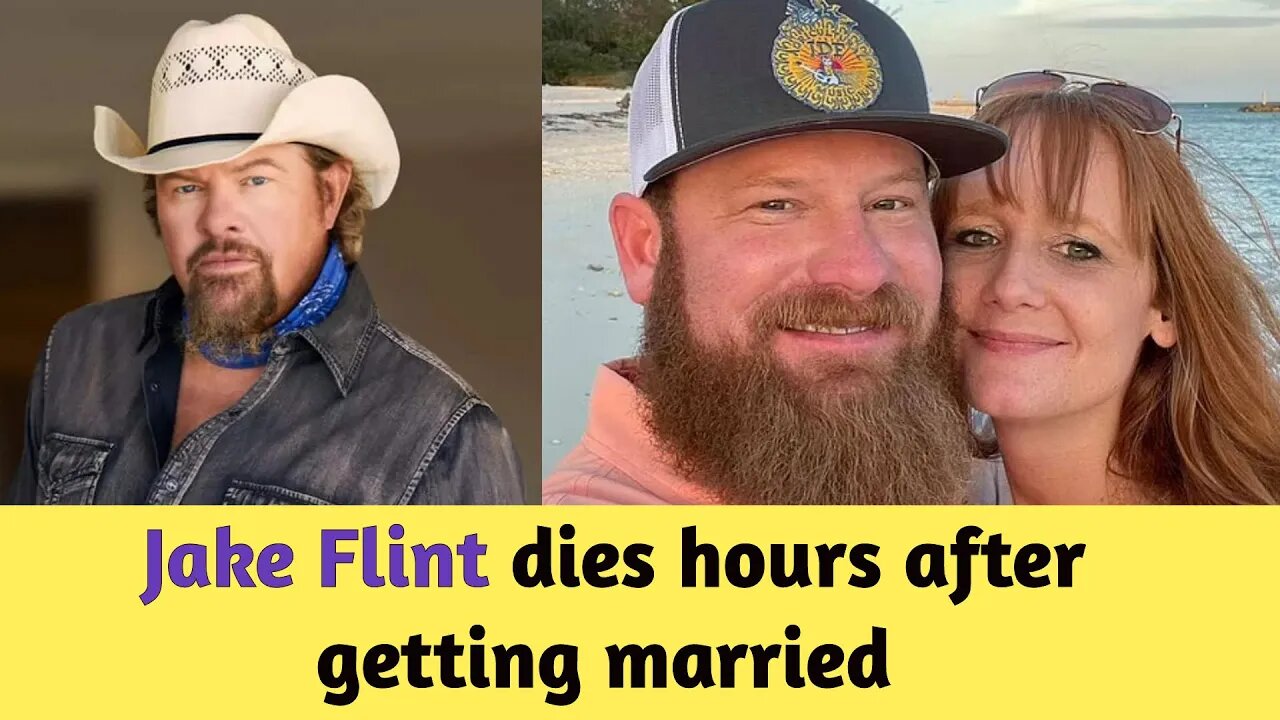 Jake Flint dies hours after getting married