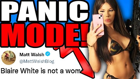 Fake Woman Blaire White In PANIC MODE After Getting DESTROYED By Content Creator..
