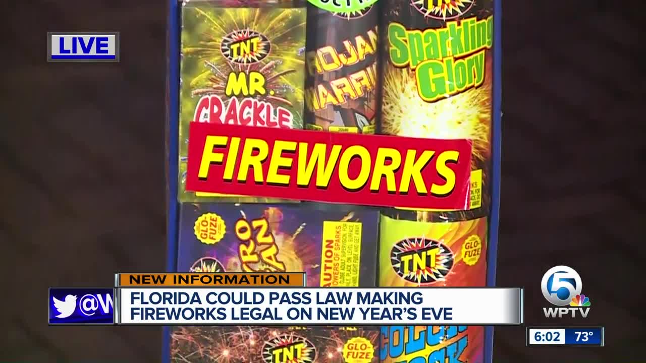 Florida bill aims to legalize fireworks during Memorial Day, Independence Day and New Year’s Eve