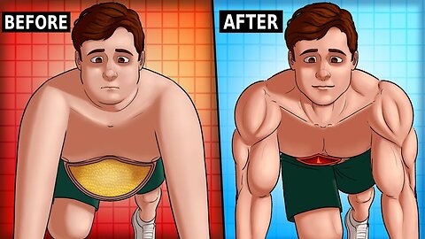 "10 BEST Exercises to Lose Belly Fat (At Home)👇