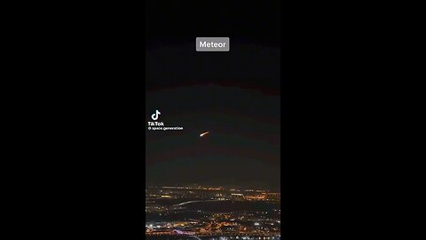 meteor captured from burjkhalifa