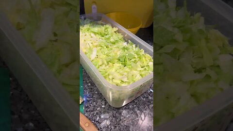 FOOD SHORTS! #foodprep #lettuce #camping #food #prep #shorts #thinkpositivebehappy #likesharefollowmessage