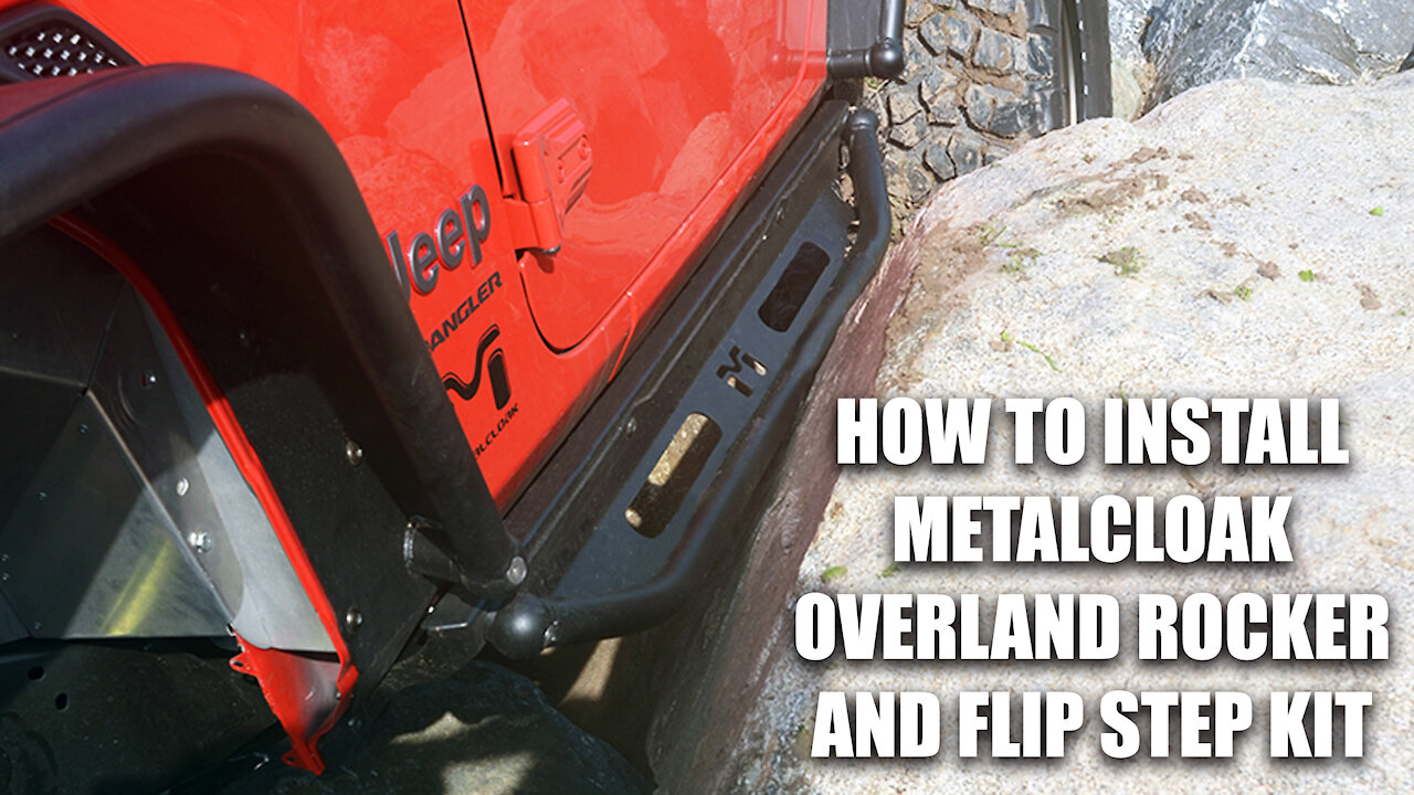 How to Install: JL 2-Door Overland Rocker Base and Flip Steps
