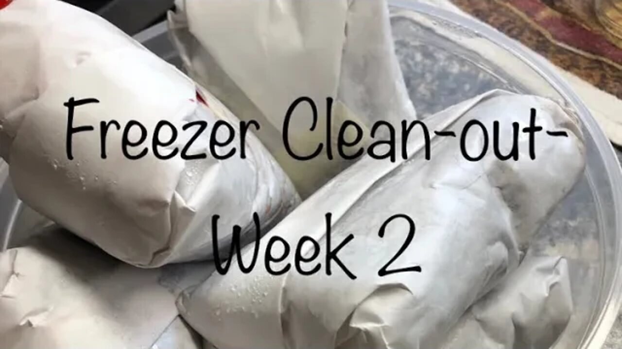 Freezer Clean-out Challenge - Week 2
