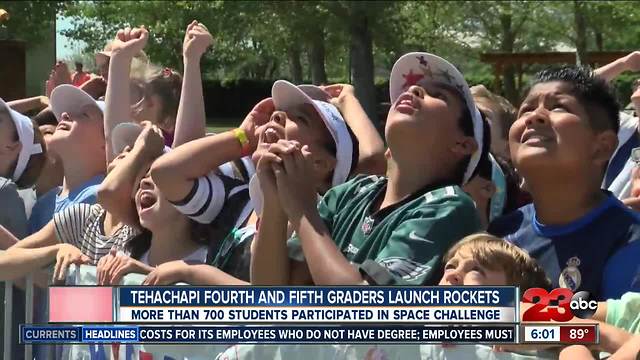 Tehachapi students design and launch rockets