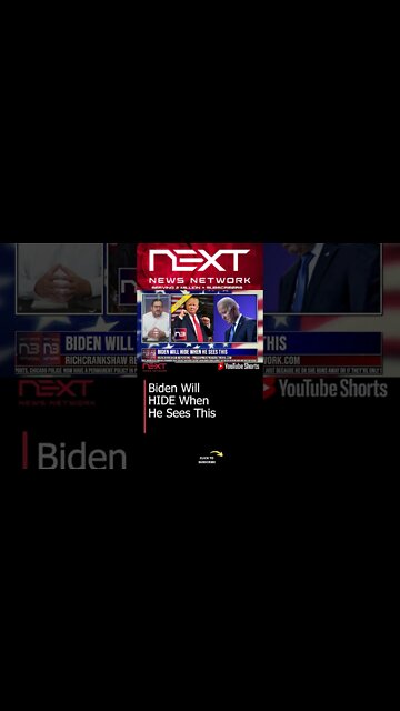 Biden Will HIDE When He Sees This #shorts