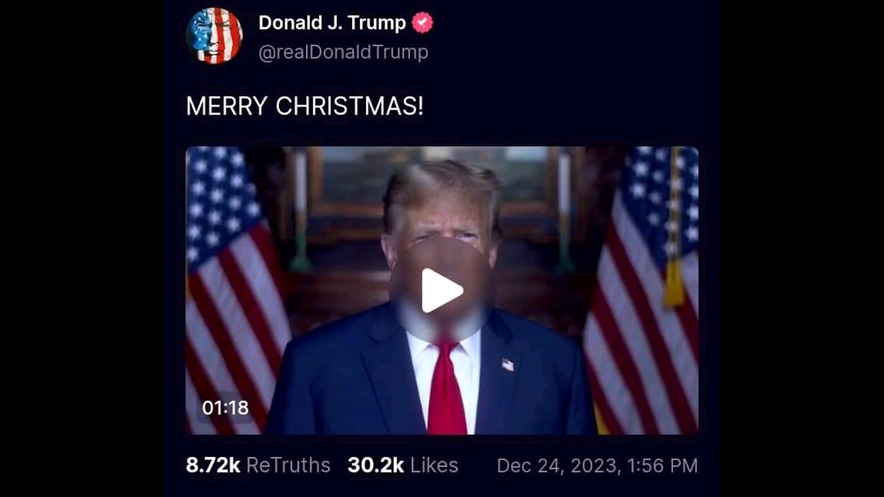 merry Christmas Qproof, POTUS COMMS