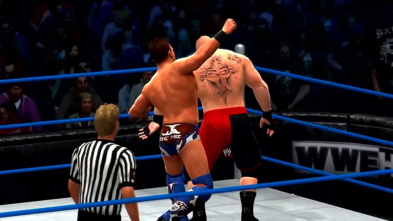 WWE '13 Gameplay Brock Lesnar vs The Miz